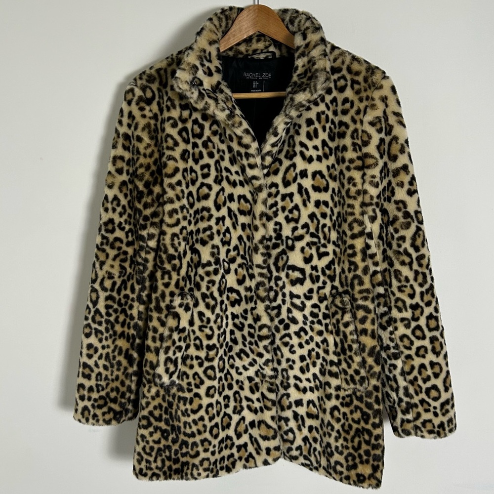 Rachel Zoe Leopard Print Coat
